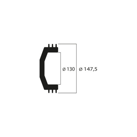 Campana de embrague refrigerada MALOSSI Maxi Wing Ø130mm 933gr