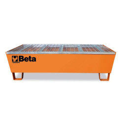 Base de acero BETA para manipulación y almacenamiento de 2 barriles de 200 L 2