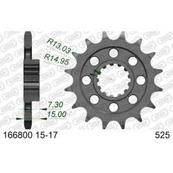 Piñón AFAM acero estándar 166800 - Paso 525