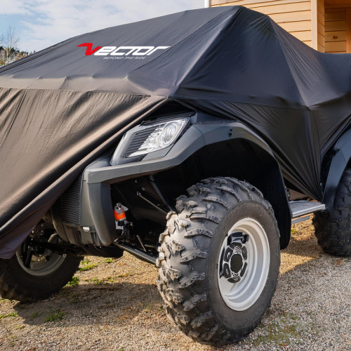 Funda de protección exterior VECTOR para ATV / Quad - Negro - M