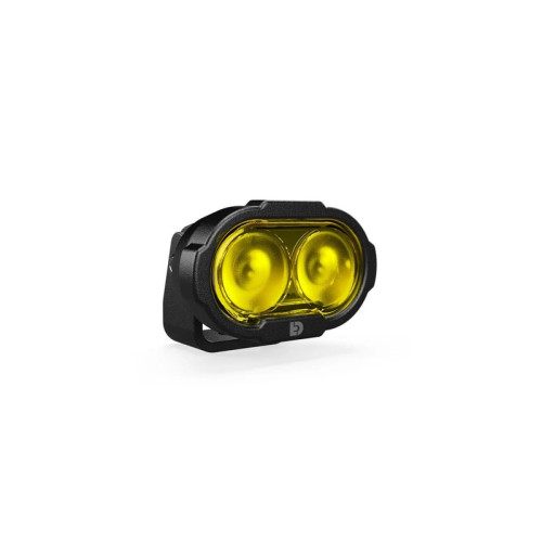 Luz de carretera DENALI DL2 Visibility Flood - Lente amarilla