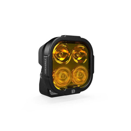 Luz de carretera DENALI DL4 Hybrid Driving - Lente ámbar