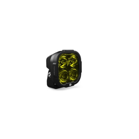 Luz de carretera DENALI DL4 Hybrid Driving - Lente amarilla