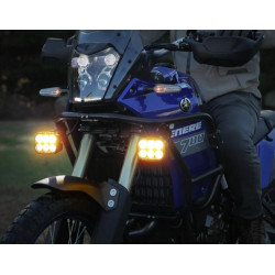 Luz de carretera DENALI DL6 Hybrid Driving - Lente ámbar 2