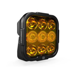 Luz de carretera DENALI DL9 Hybrid Driving - Lente ámbar