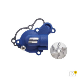 Kit de tapa bomba de agua + hélice BOYESEN Supercooler - Azul