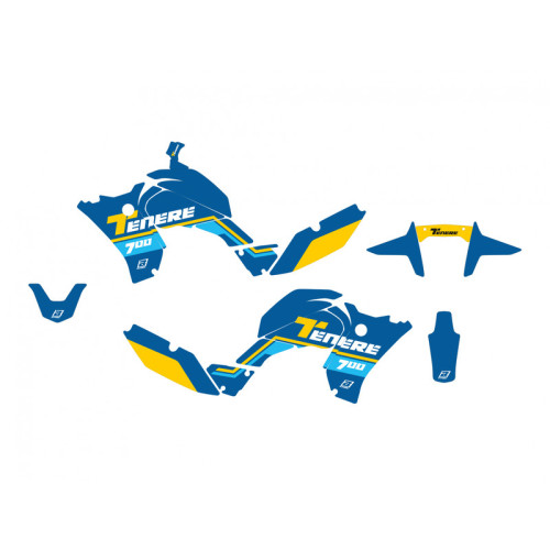 Kit de adhesivos BLACKBIRD Rally Ride - Azul