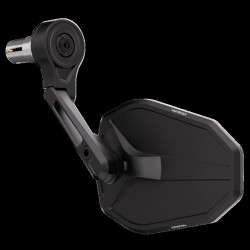 Retrovisor extremo de manillar HIGHSIDER pro Victory-Slim EVO-Short corto – negro mate – 1 pza 2