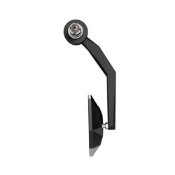 Retrovisor extremo de manillar HIGHSIDER pro Stealth-Rim X7 – negro mate – 1 pza 2