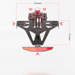 Portamatrículas HIGHSIDER pro Akron-RS 2