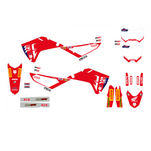 Kit de adhesivos BLACKBIRD Replica Team HRC Honda