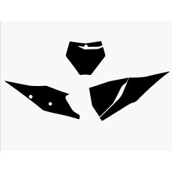 Juego adhesivos porta números BLACKBIRD