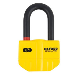 Candado de disco con alarma OXFORD Boss Alarm - 14 mm - Certificado Sold Secure Gold / FG SBSC