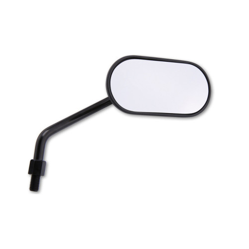 Retrovisor de manillar HIGHSIDER smart Agila oval - lado derecho - sin homologación E - negro