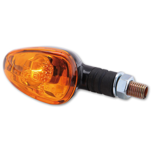 Intermitente HIGHSIDER smart Little Duke Mini - cristal naranja - homologado E - Pareja