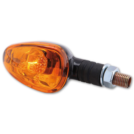 Intermitente HIGHSIDER smart Little Duke Mini - cristal naranja - homologado E - Pareja