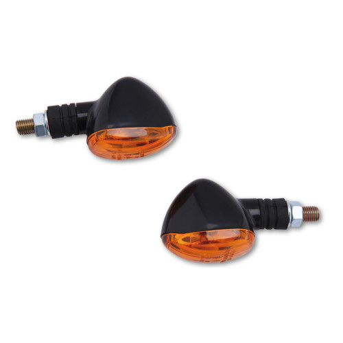 Intermitente HIGHSIDER smart Little Duke Mini - cristal naranja - homologado E - Pareja