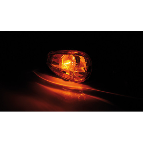 Intermitente HIGHSIDER smart Little Duke Mini - cristal naranja - homologado E - Pareja