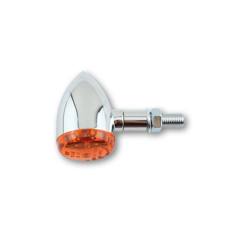 Intermitente HIGHSIDER smart Bullet Light - cristal naranja - homologado E - Pareja