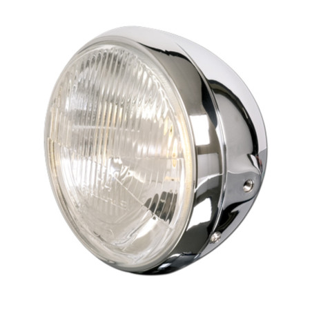Faro delantero HIGHSIDER smart British Style - 7 inch - cromado - 1 pieza