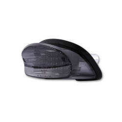 Piloto trasero LED HIGHSIDER smart estilo Honda - cristal ahumado - homologado E - 1 pieza