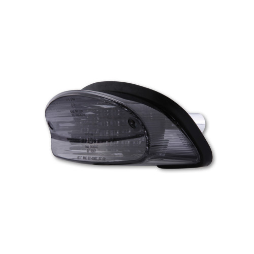 Piloto trasero LED HIGHSIDER smart estilo Honda - cristal ahumado - homologado E - 1 pieza