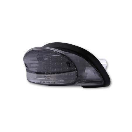 Piloto trasero LED HIGHSIDER smart estilo Honda - cristal ahumado - homologado E - 1 pieza