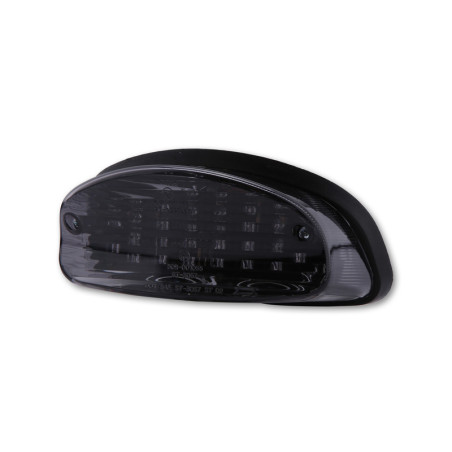 Piloto trasero LED HIGHSIDER smart estilo Honda - cristal ahumado - homologado E - 1 pieza