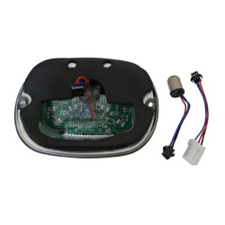 Piloto trasero LED HIGHSIDER smart HD style - cristal ahumado - homologado E - 1 pieza 2