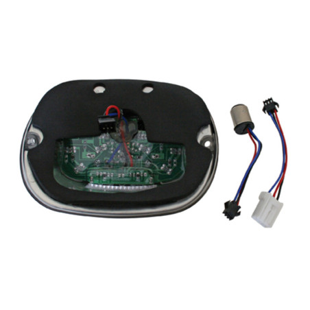 Piloto trasero LED HIGHSIDER smart HD style - cristal ahumado - homologado E - 1 pieza