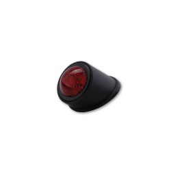 Piloto trasero LED HIGHSIDER smart Old School Type 1 - cristal rojo - homologado E - 1 pieza