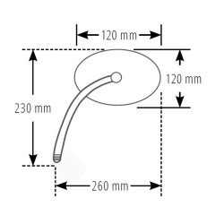 Retrovisor de manillar HIGHSIDER smart Kawasaki - cromado 2