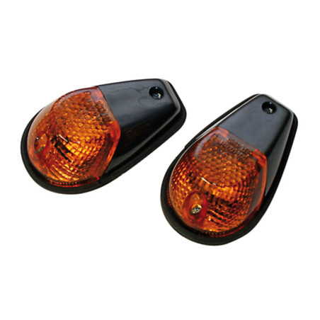 Intermitente de carenado HIGHSIDER smart - cristal ahumado - homologado E - Pareja
