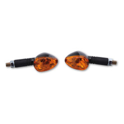 Intermitente HIGHSIDER smart Little Duke - cristal naranja - homologado E - Pareja