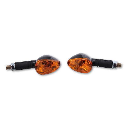 Intermitente HIGHSIDER smart Little Duke - cristal naranja - homologado E - Pareja