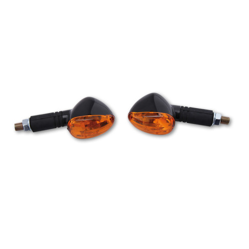 Intermitente HIGHSIDER smart Little Duke - cristal naranja - homologado E - Pareja