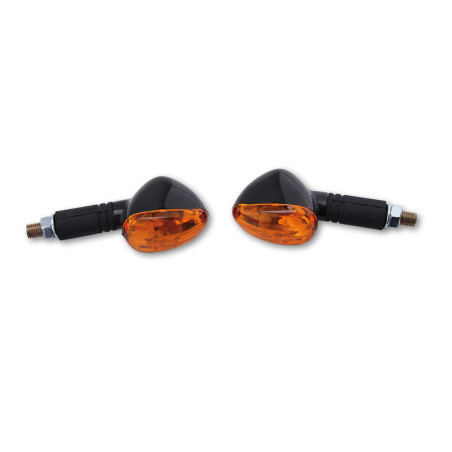 Intermitente HIGHSIDER smart Little Duke - cristal naranja - homologado E - Pareja