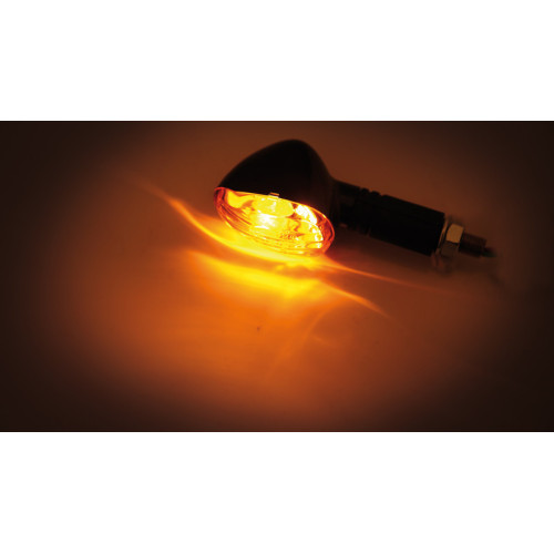 Intermitente HIGHSIDER smart Little Duke - cristal naranja - homologado E - Pareja