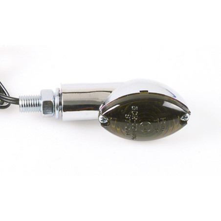 Intermitente HIGHSIDER smart Cateye Mini - cristal ahumado - homologado E - Pareja