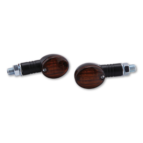 Intermitente HIGHSIDER smart Micro-Flash Mini - cristal ahumado - homologado E - Pareja