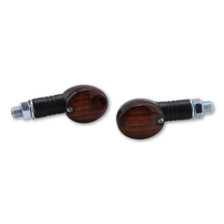 Intermitente HIGHSIDER smart Micro-Flash Mini - cristal ahumado - homologado E - Pareja