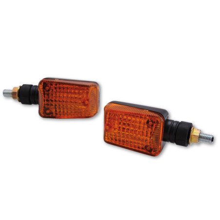 Intermitente HIGHSIDER smart Mini - cristal naranja - homologado E - Pareja