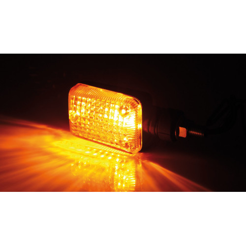 Intermitente HIGHSIDER smart Mini - cristal naranja - homologado E - Pareja