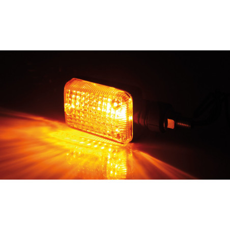 Intermitente HIGHSIDER smart Mini - cristal naranja - homologado E - Pareja