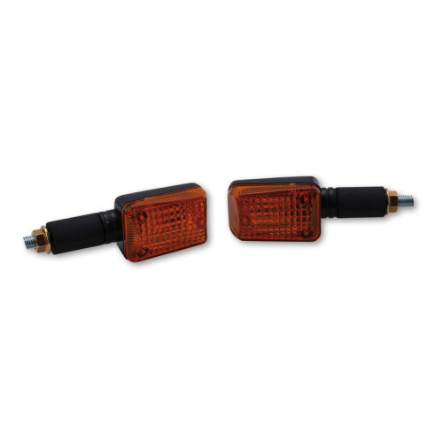 Intermitente HIGHSIDER smart Mini - cristal naranja - homologado E - Pareja