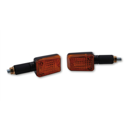 Intermitente HIGHSIDER smart Mini - cristal naranja - homologado E - Pareja