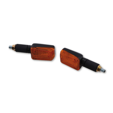 Intermitente HIGHSIDER smart Mini - cristal naranja - homologado E - Pareja