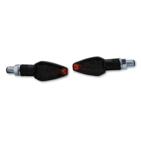 Intermitente LED HIGHSIDER smart Peak - cristal ahumado - homologado E - Pareja