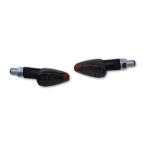 Intermitente LED HIGHSIDER smart Peak - cristal ahumado - homologado E - Pareja