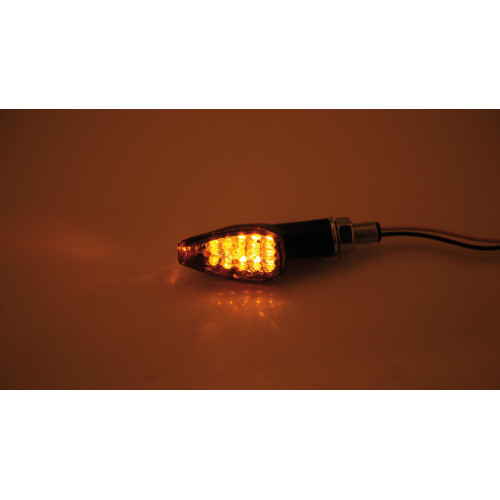 Intermitente LED HIGHSIDER smart Peak - cristal ahumado - homologado E - Pareja